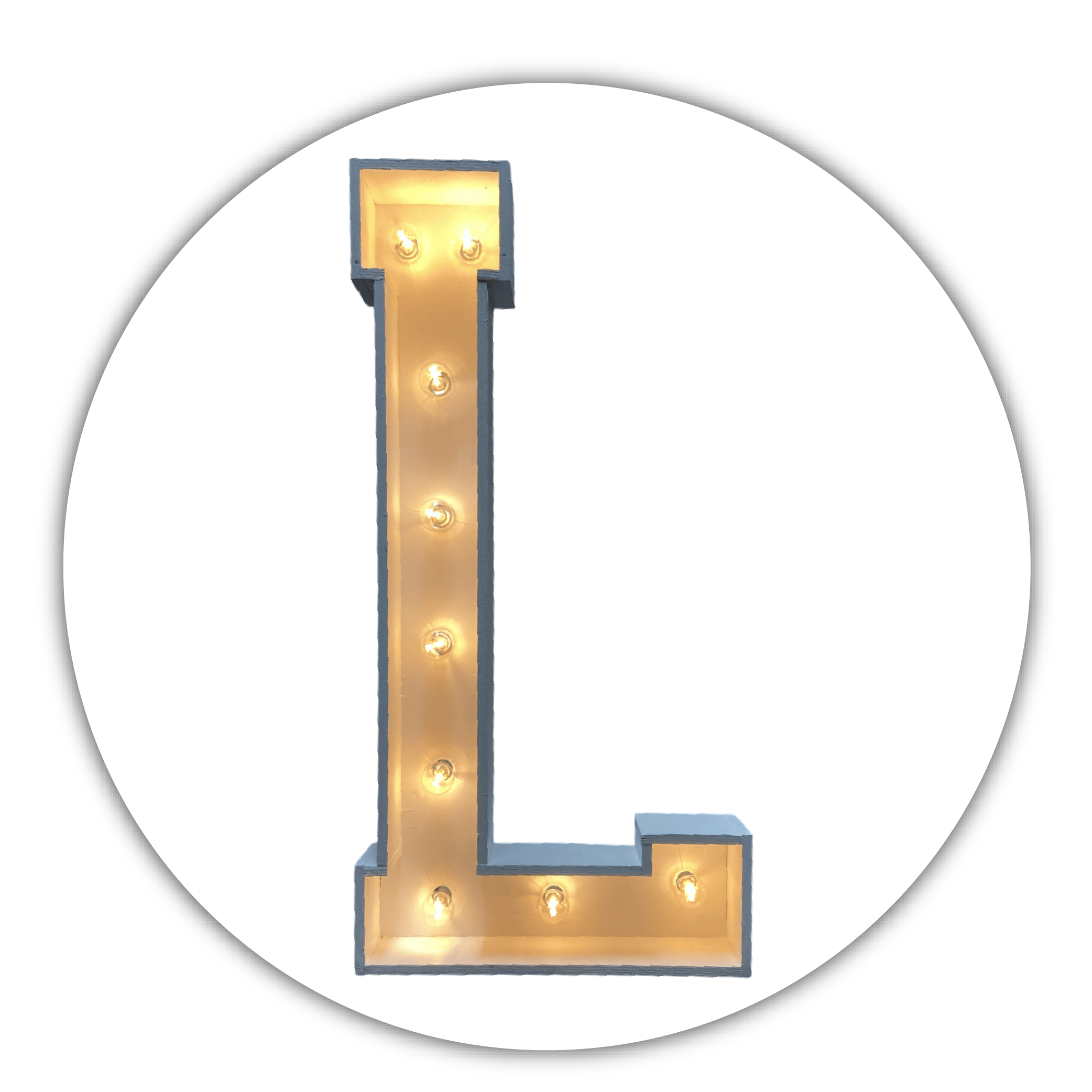 Lichtletter "L"